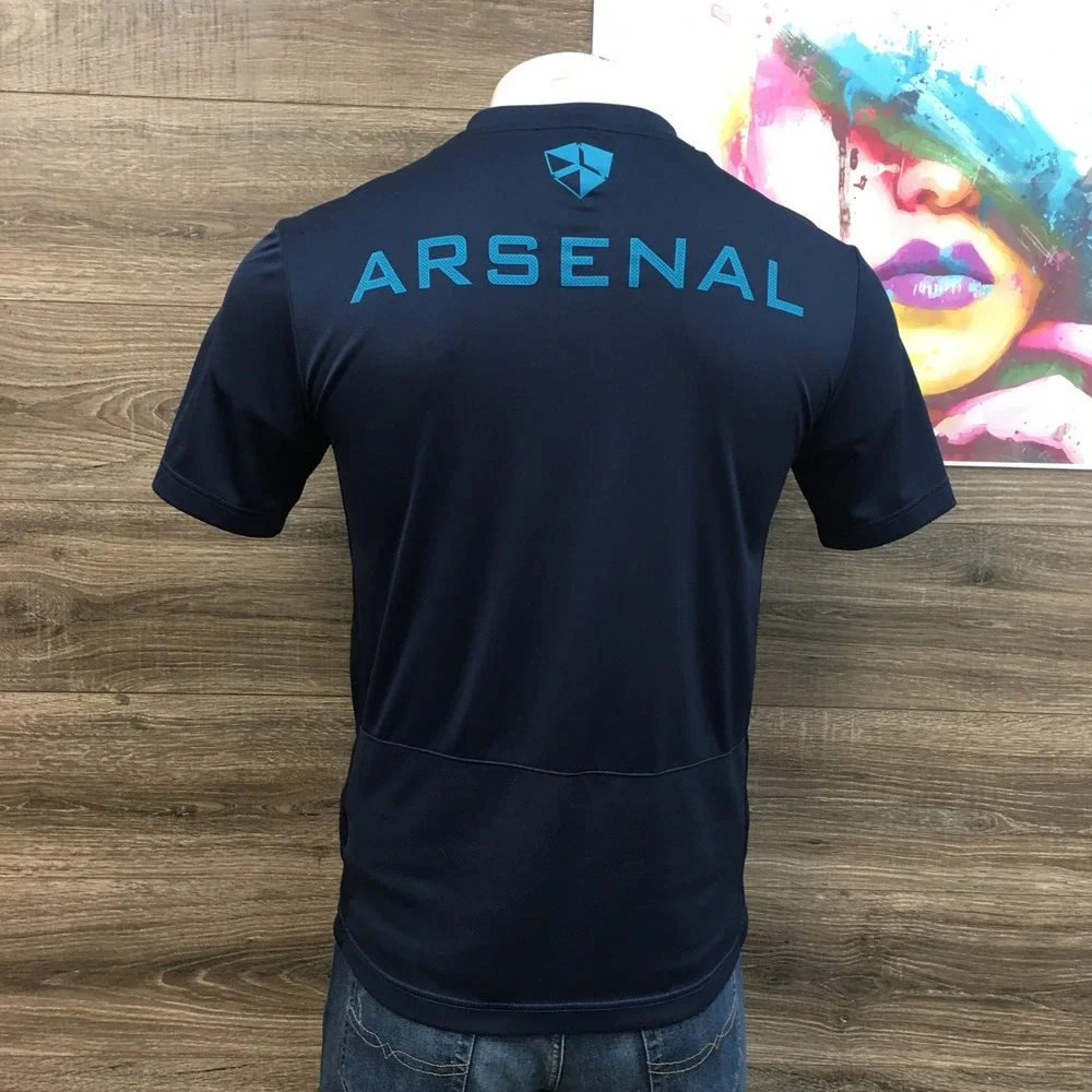 Nike Arsenal FC 2011 Mens Colorblock Dri-FIT Training Soccer Jersey 436672-454 M